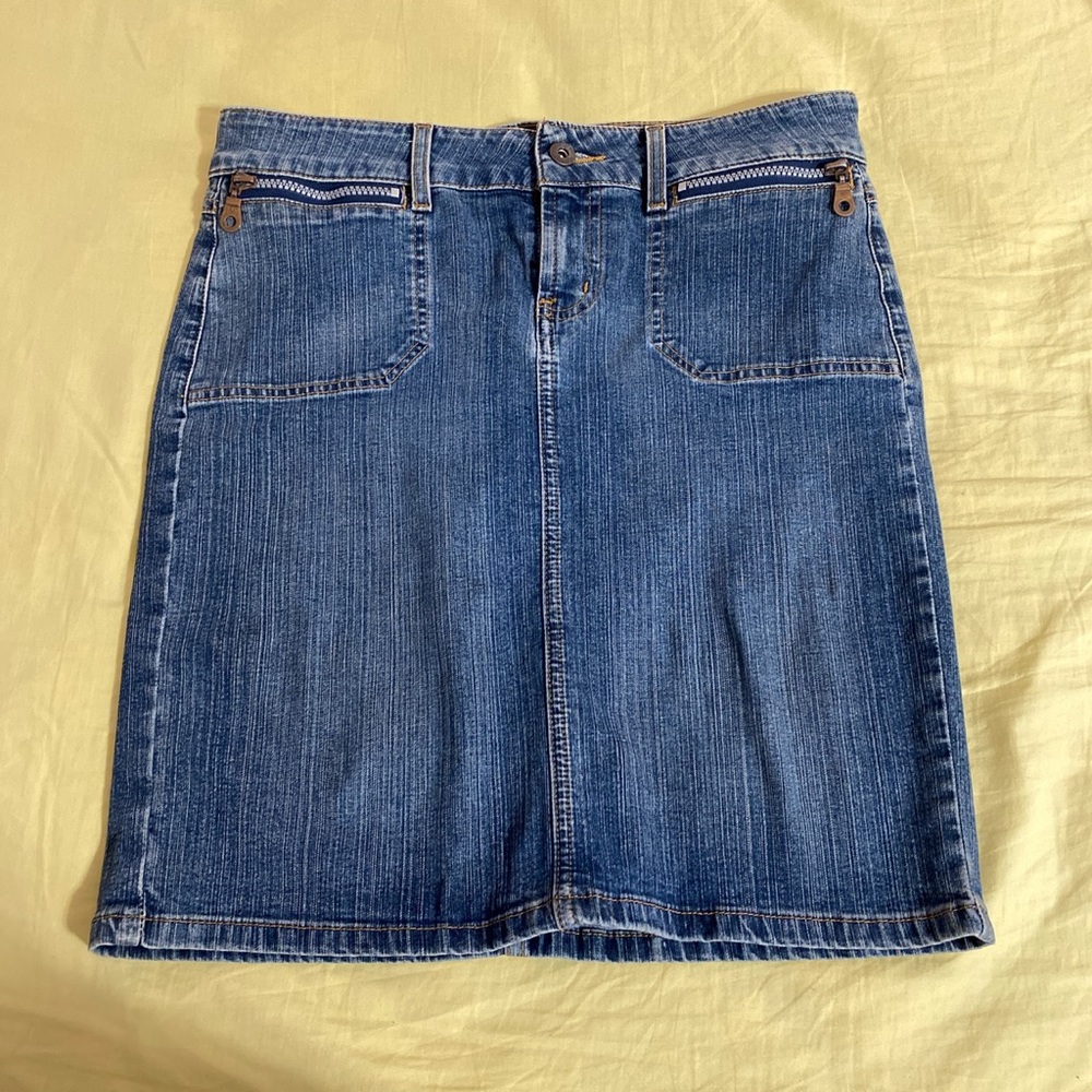 Denim Mini Skirt
